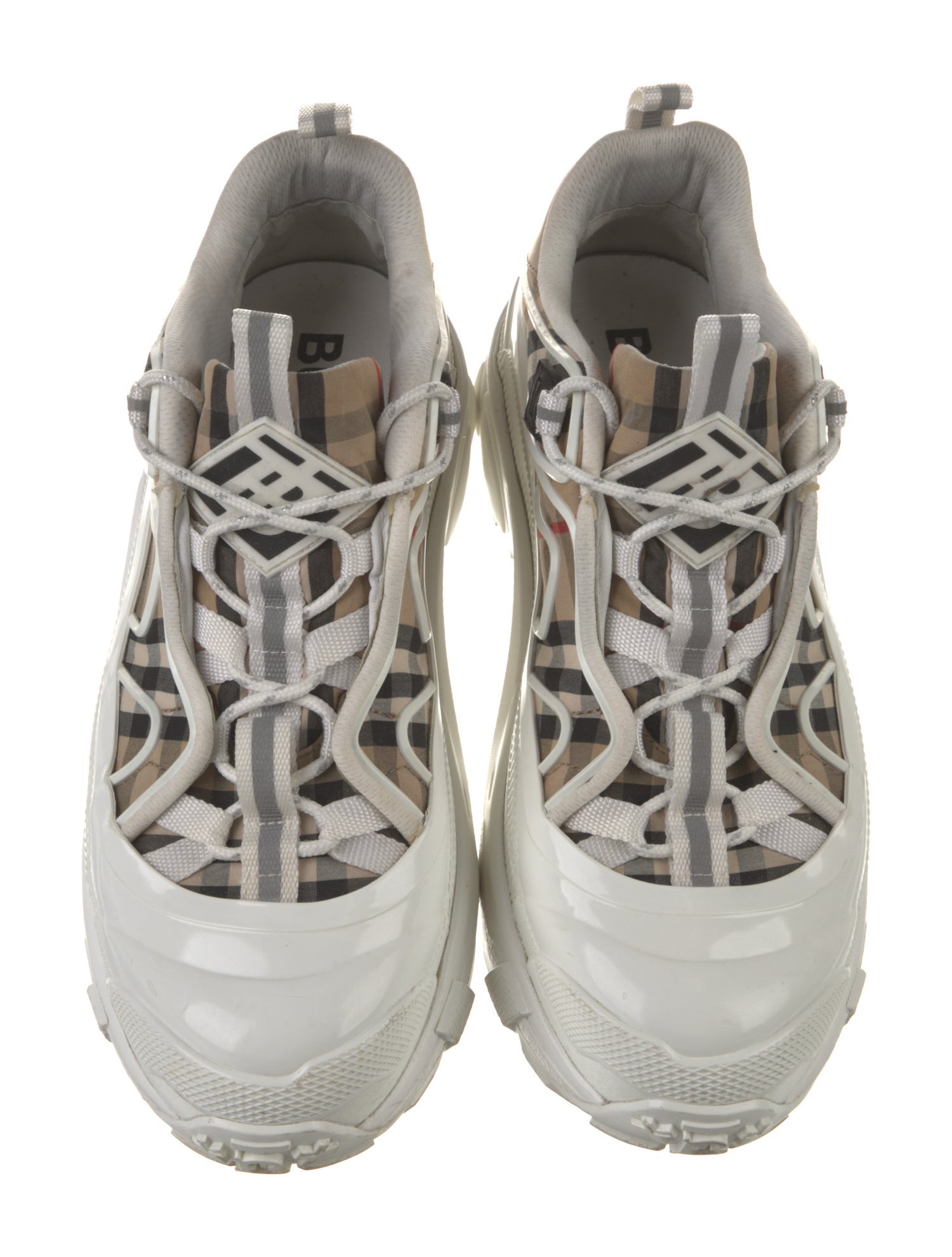 Burberry Canvas Printed Sneakers